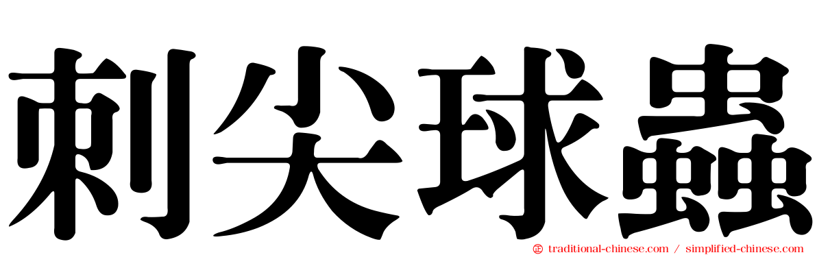 刺尖球蟲