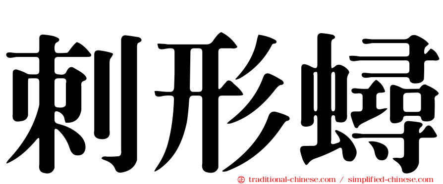 刺形蟳