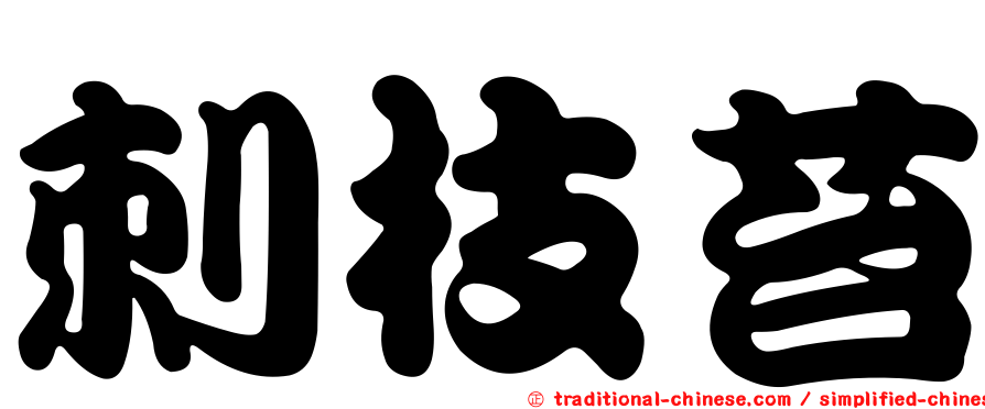 刺枝苔