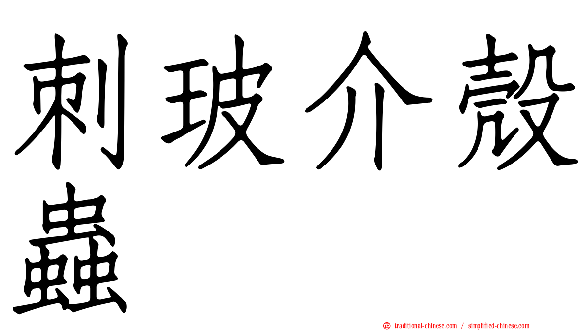 刺玻介殼蟲