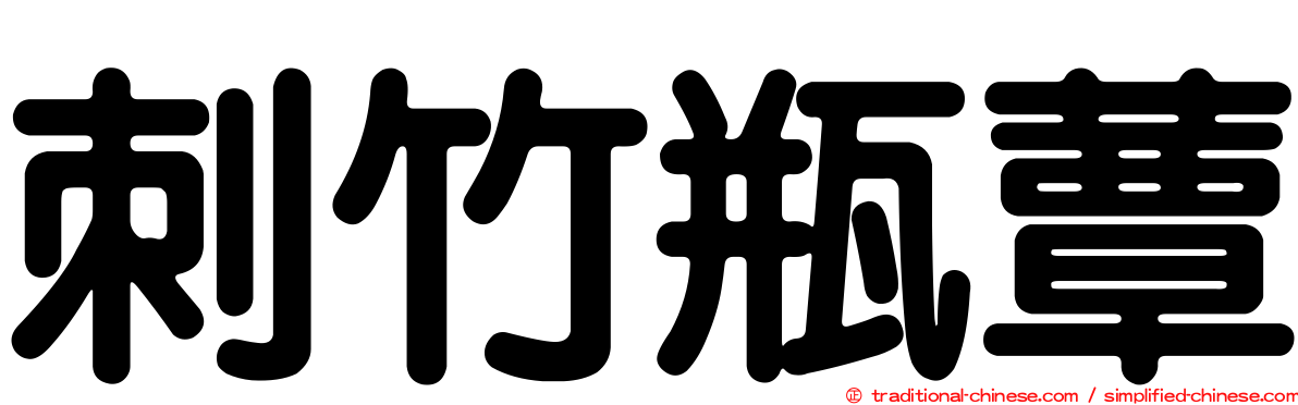 刺竹瓶蕈