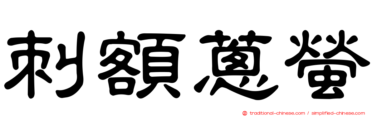 刺額蔥螢