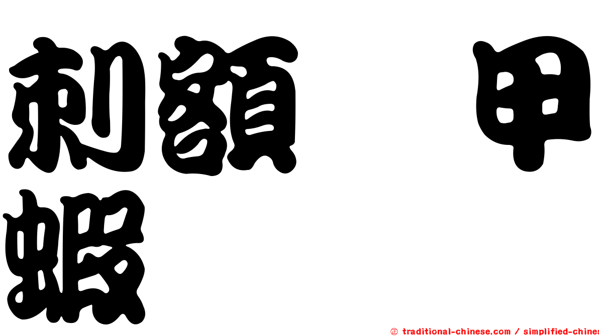 刺額鎧甲蝦
