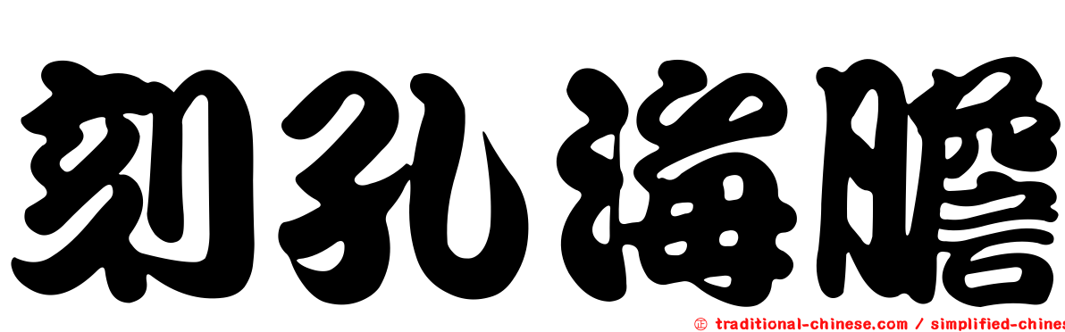 刻孔海膽