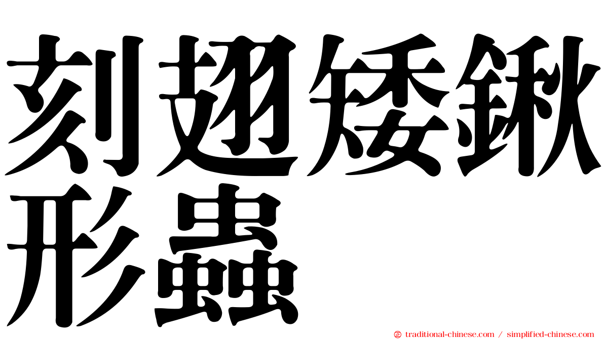 刻翅矮鍬形蟲