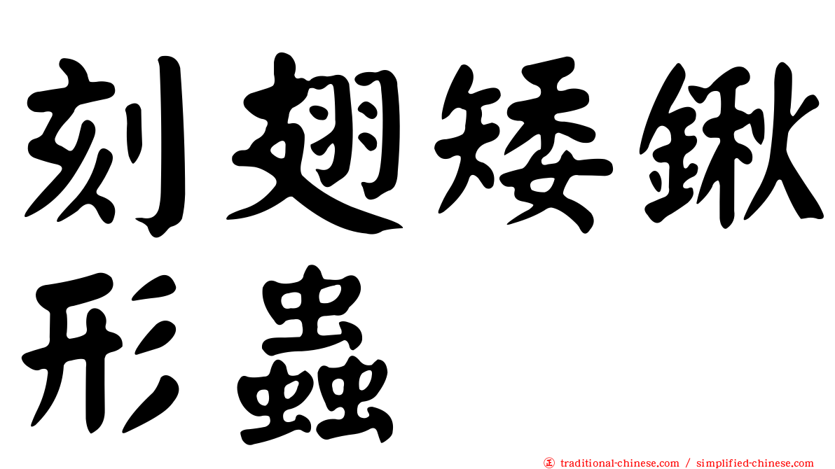 刻翅矮鍬形蟲