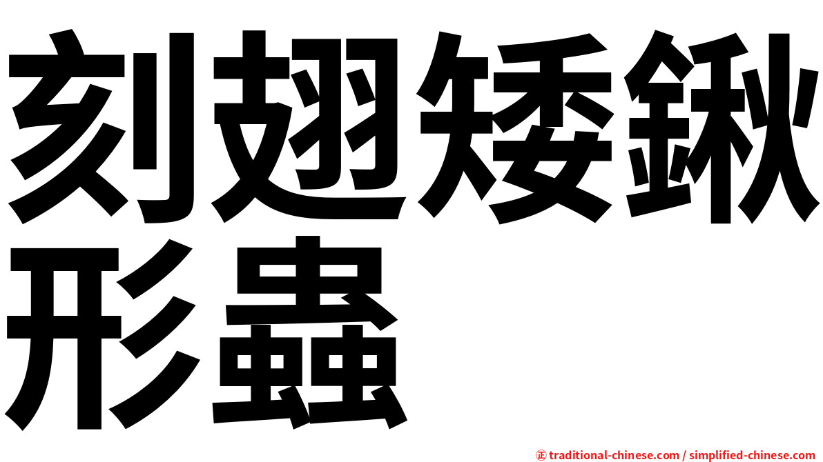刻翅矮鍬形蟲