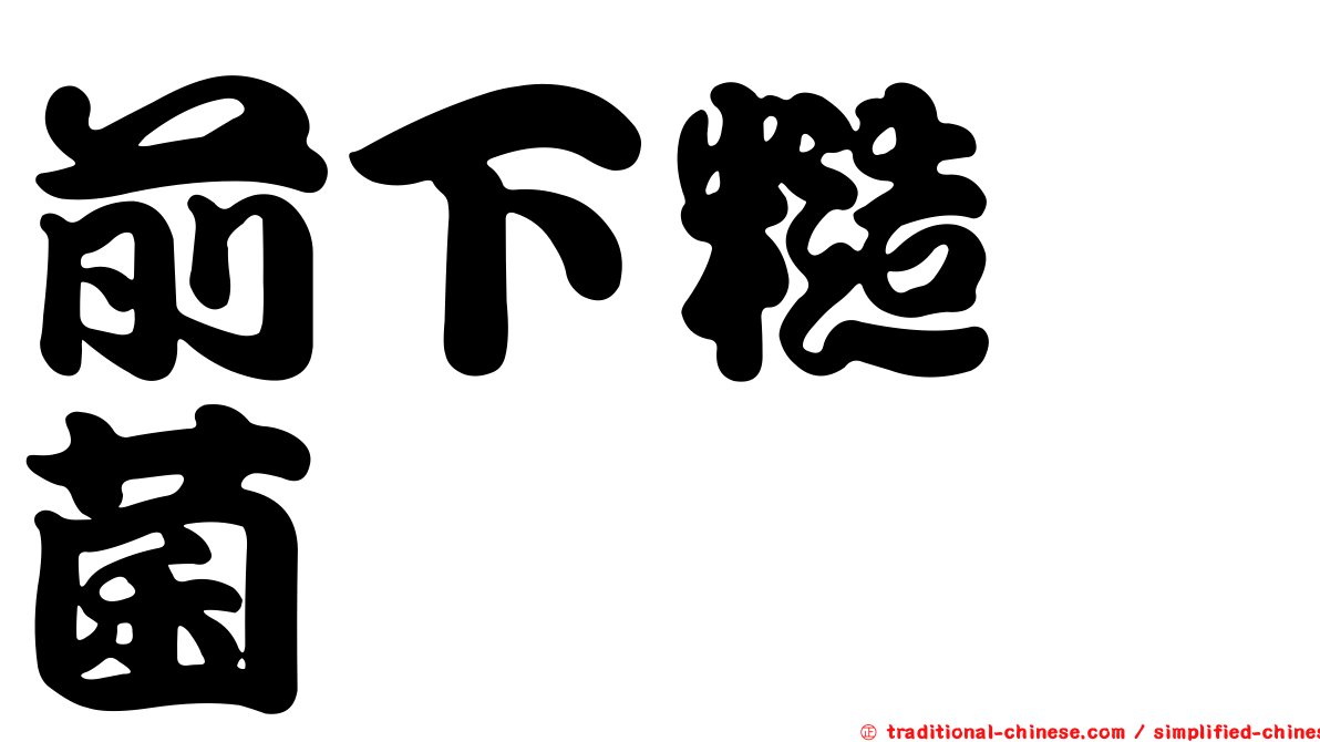 前下糙孢菌