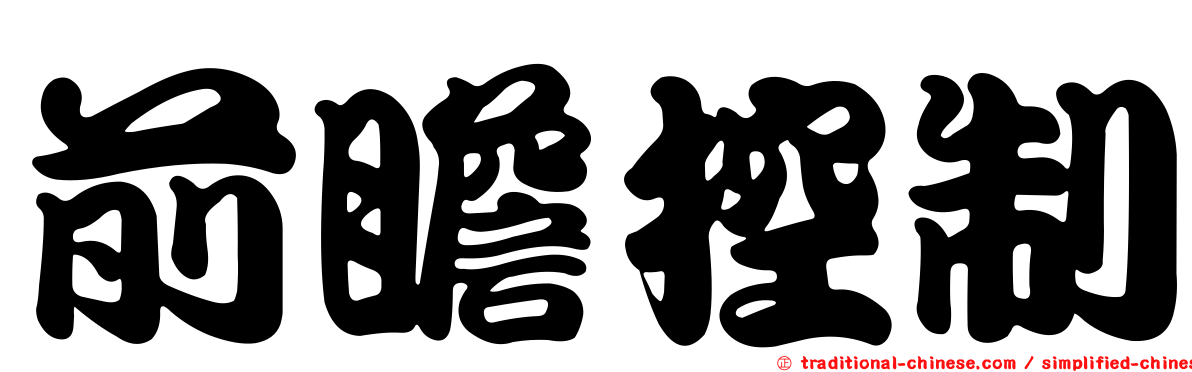 前瞻控制