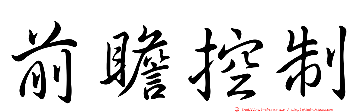 前瞻控制