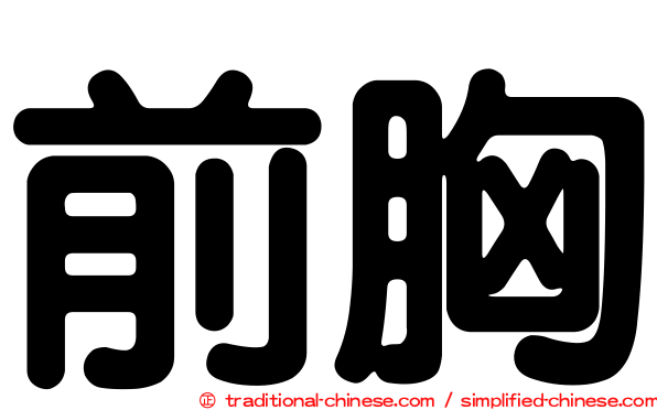 前胸
