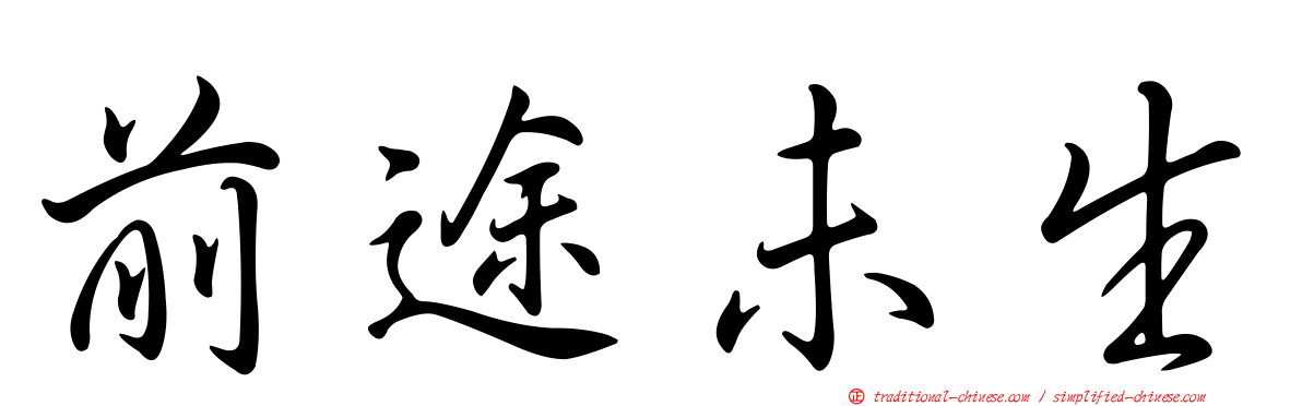 前途未生