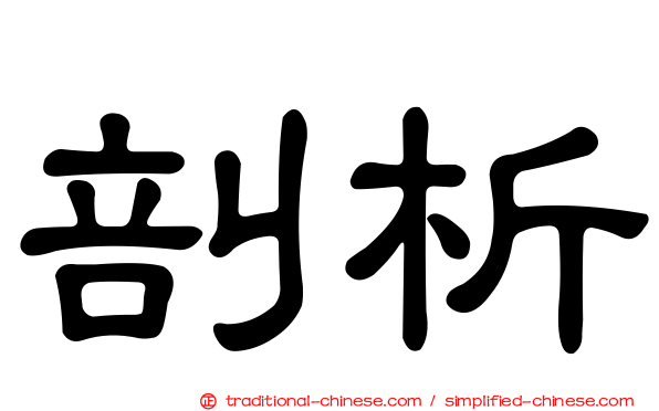 剖析