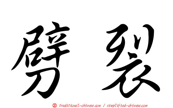 劈裂