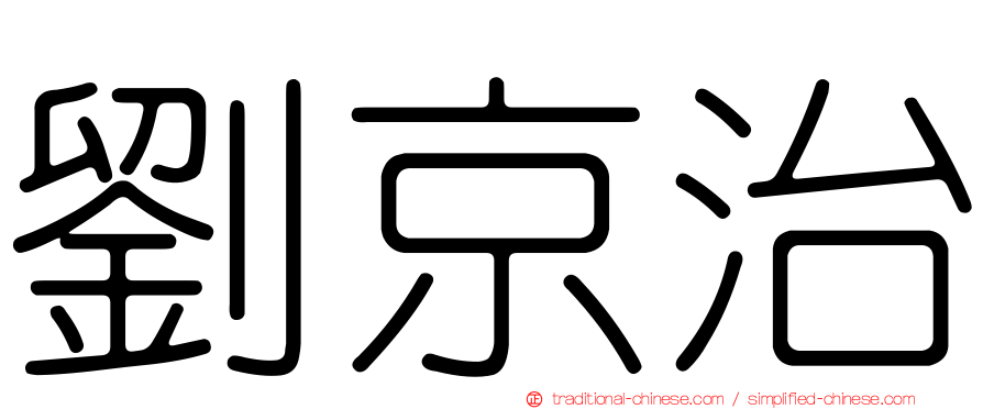 劉京治
