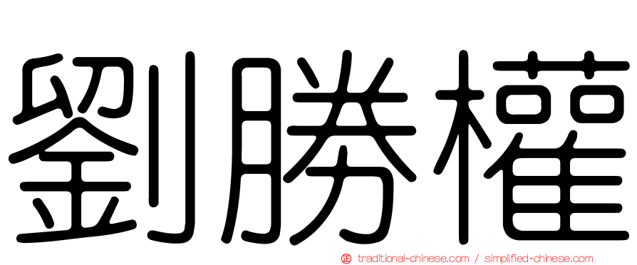 劉勝權