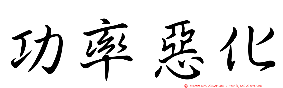 功率惡化