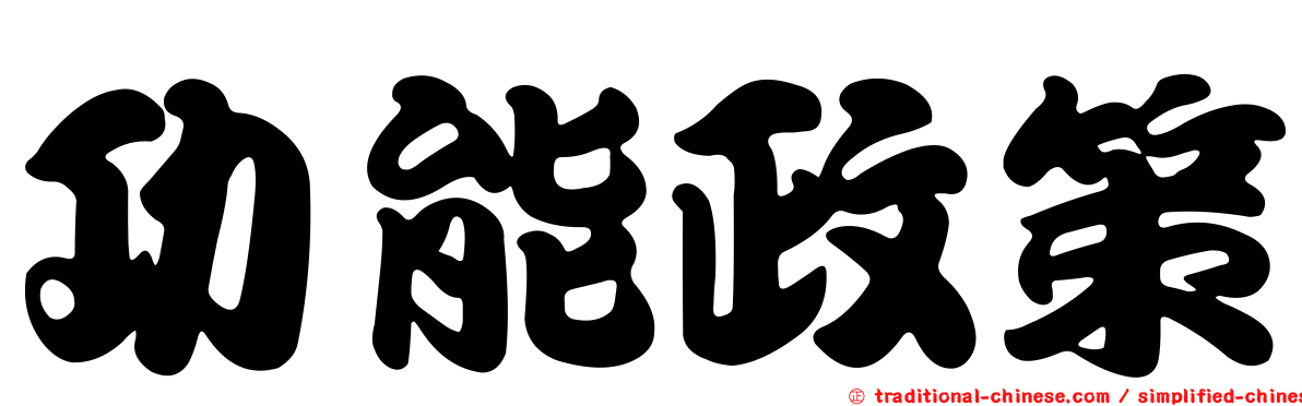功能政策