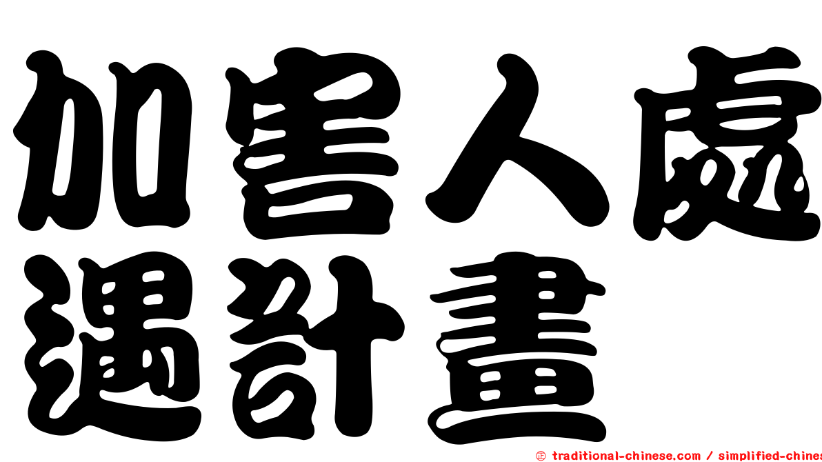 加害人處遇計畫