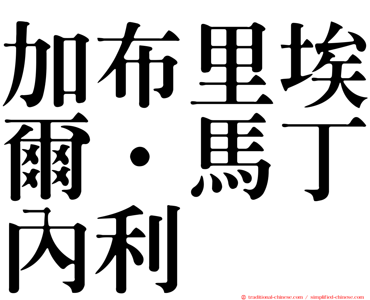 加布里埃爾·馬丁內利