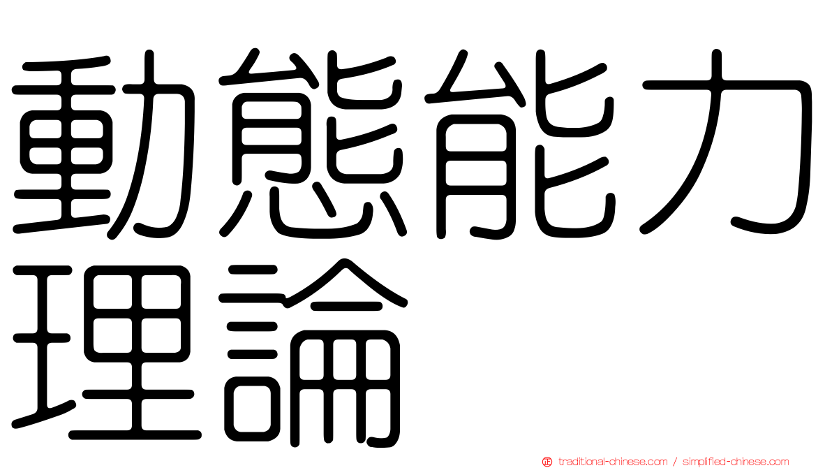 動態能力理論