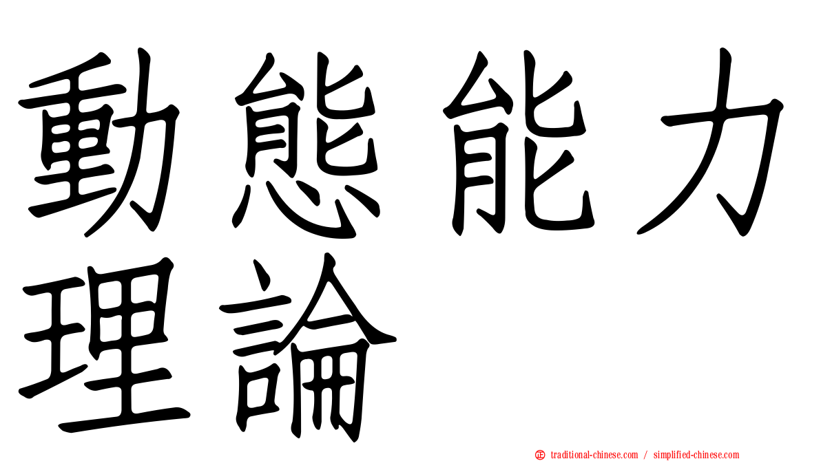 動態能力理論
