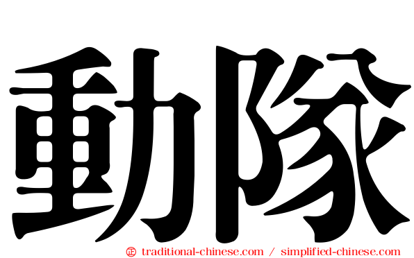 動隊