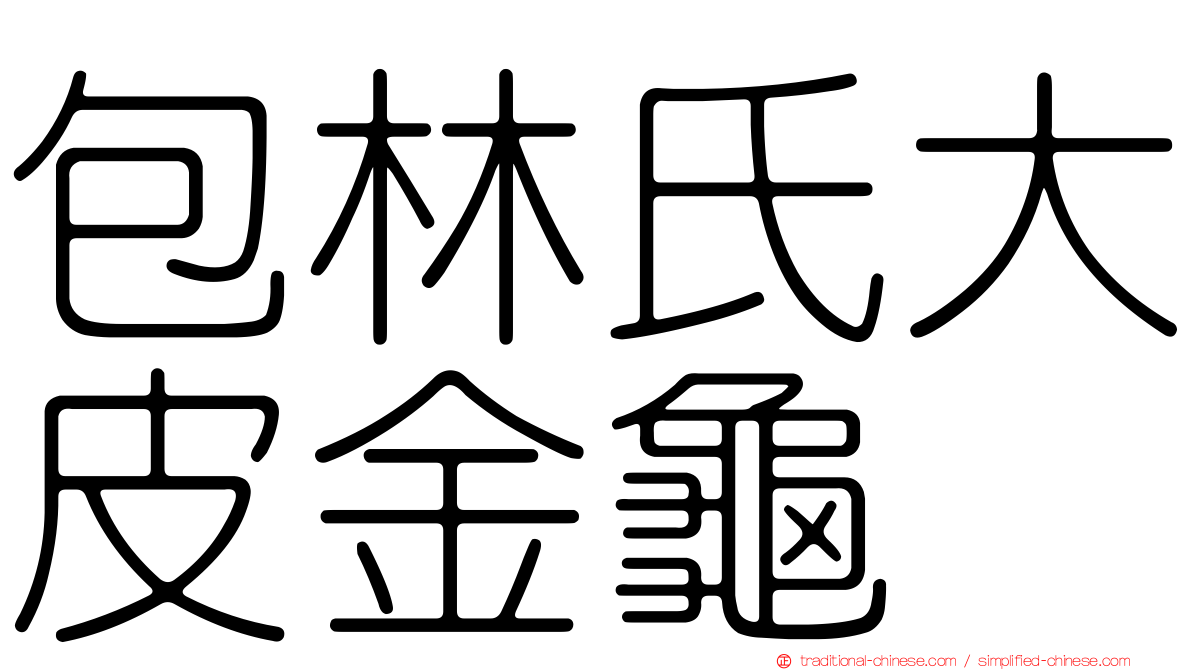 包林氏大皮金龜