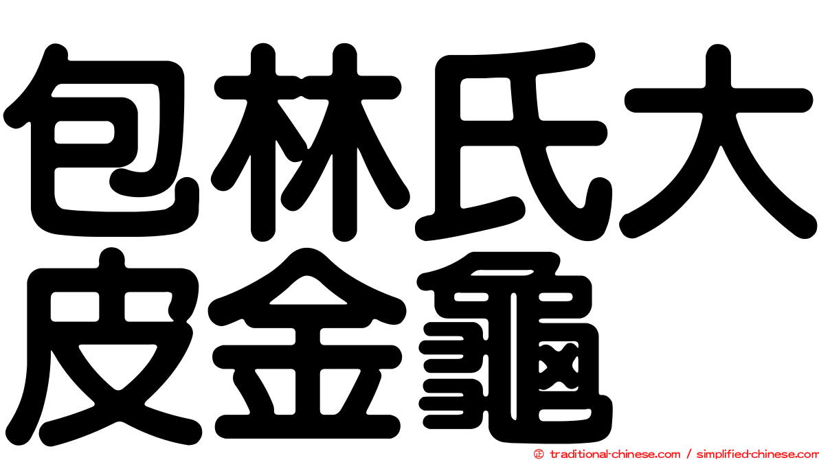 包林氏大皮金龜