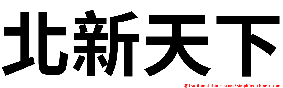 北新天下