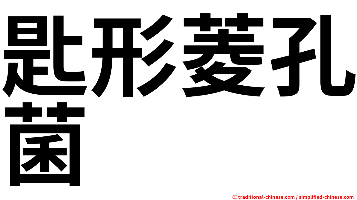 匙形菱孔菌