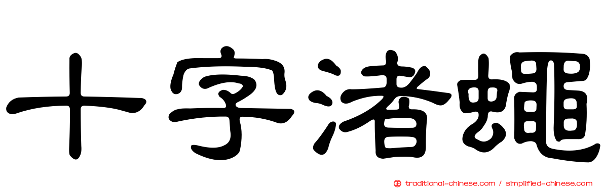 十字渚蠅