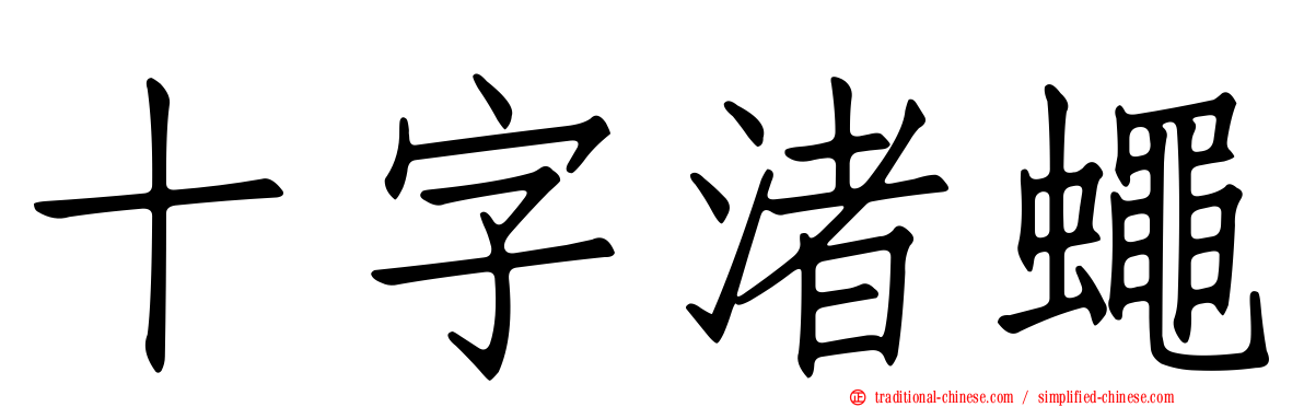 十字渚蠅