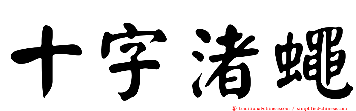 十字渚蠅