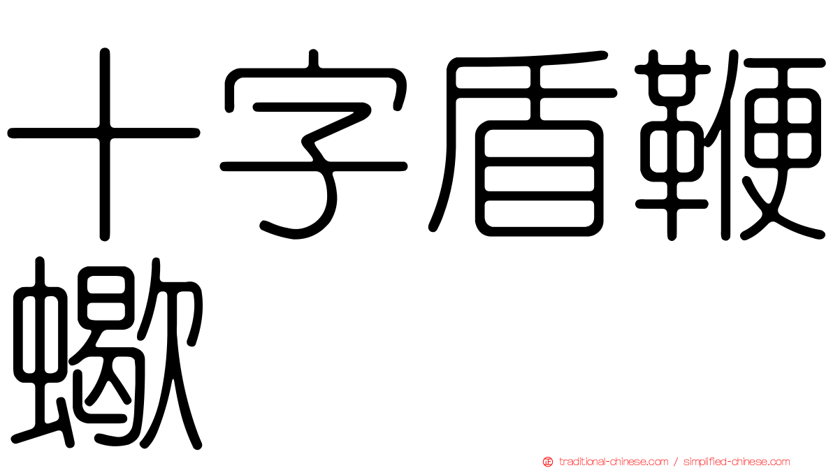 十字盾鞭蠍