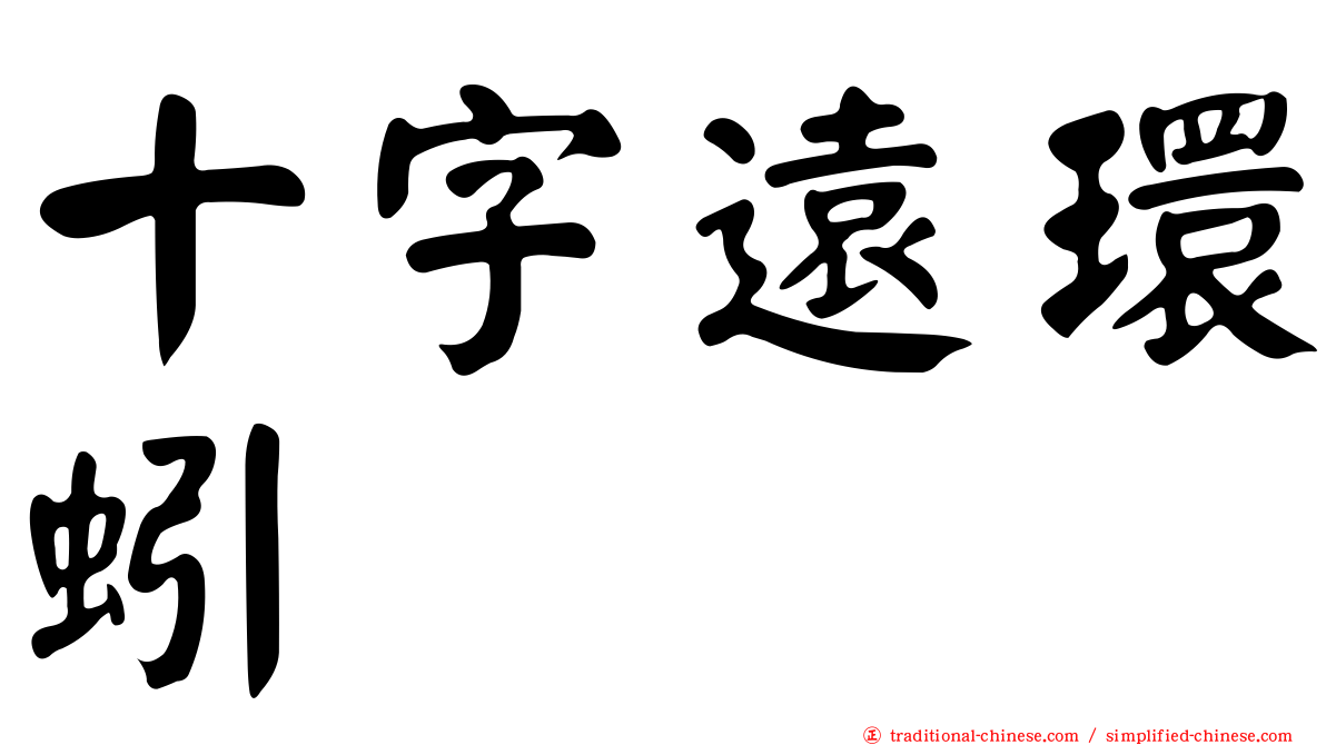 十字遠環蚓