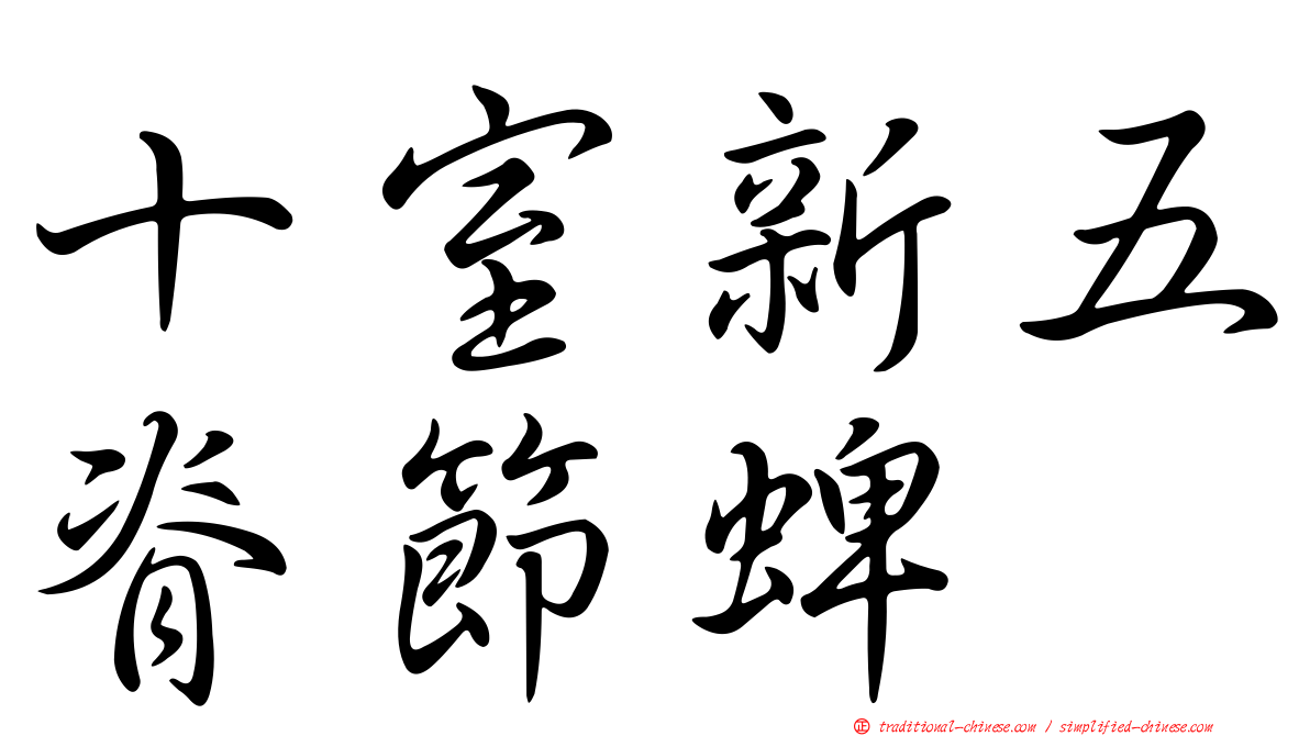 十室新五脊節蜱