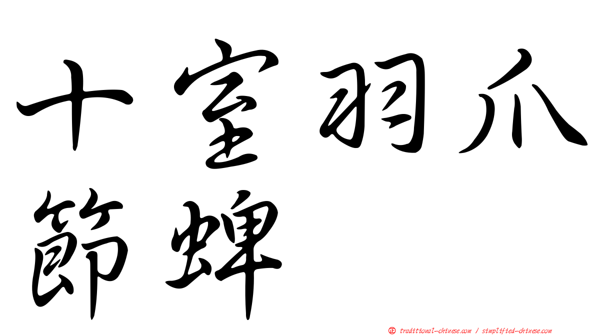 十室羽爪節蜱