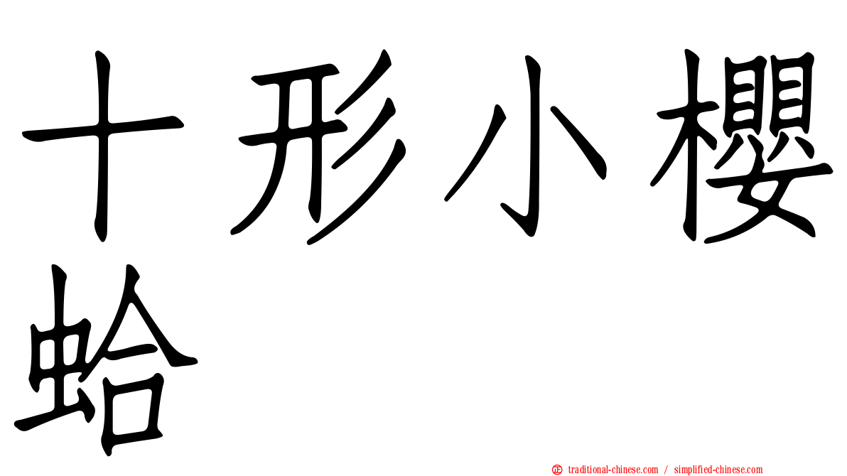 十形小櫻蛤