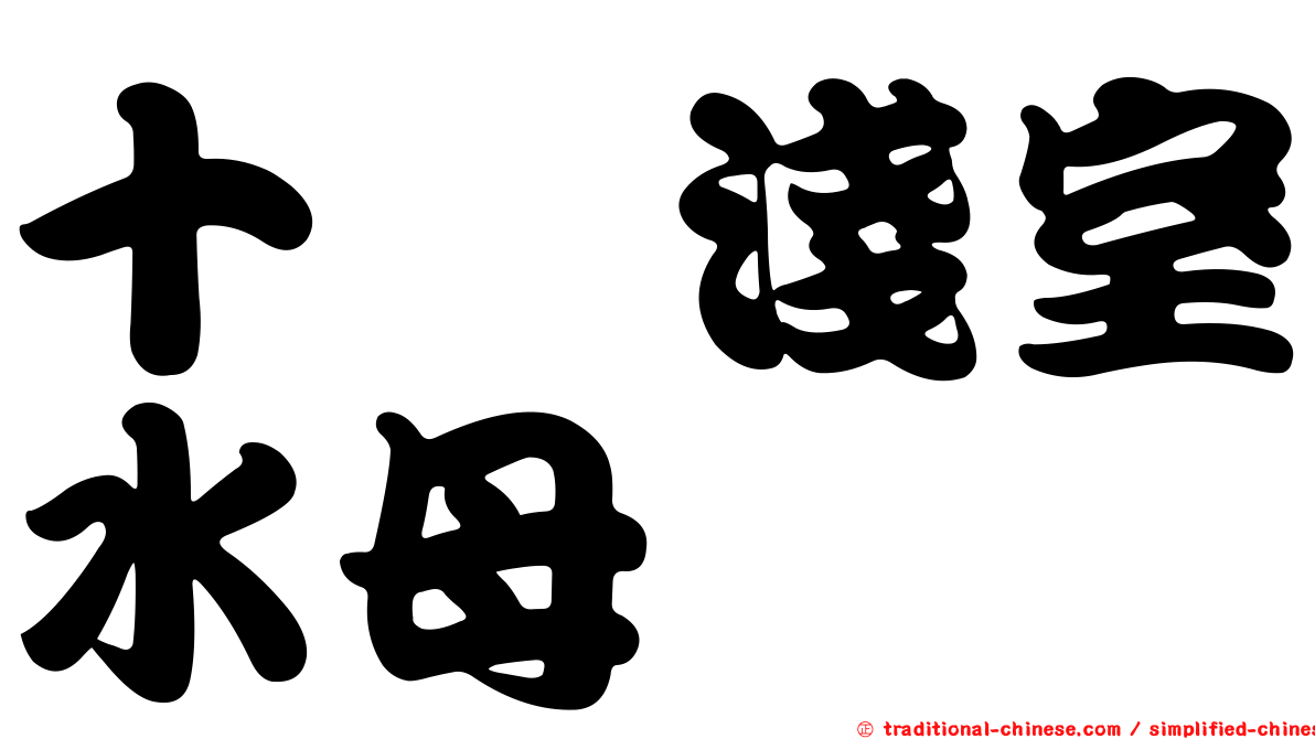 十棱淺室水母