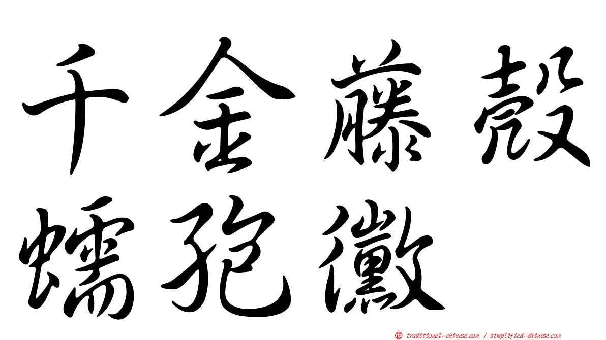 千金藤殼蠕孢黴