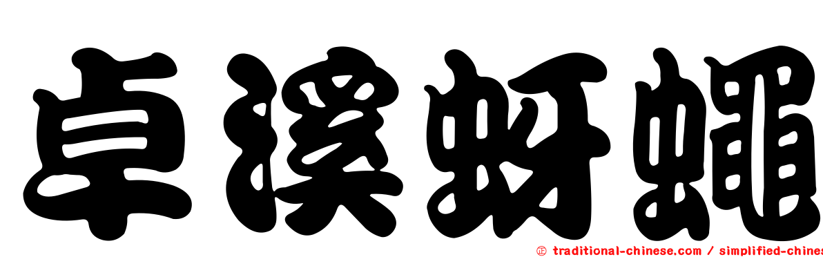 卓溪蚜蠅