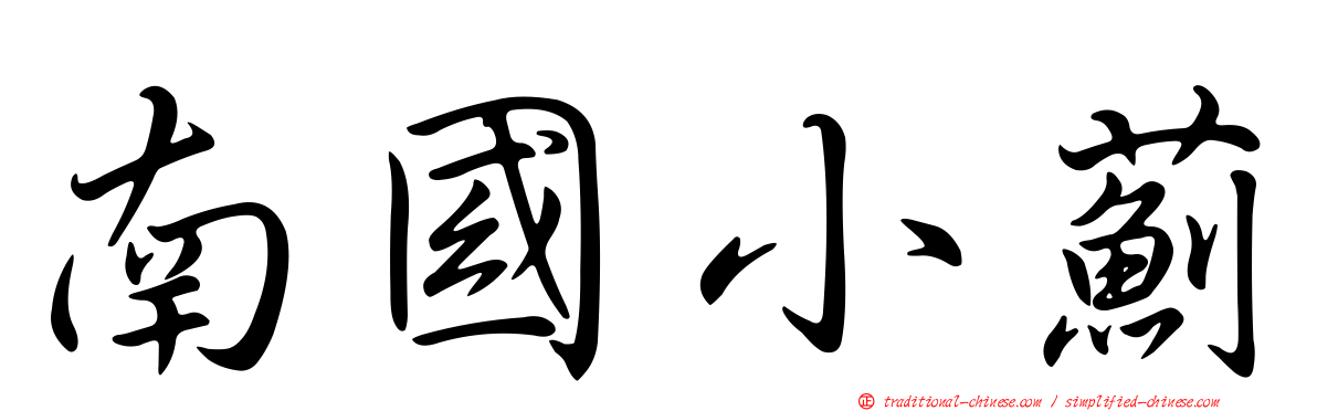 南國小薊