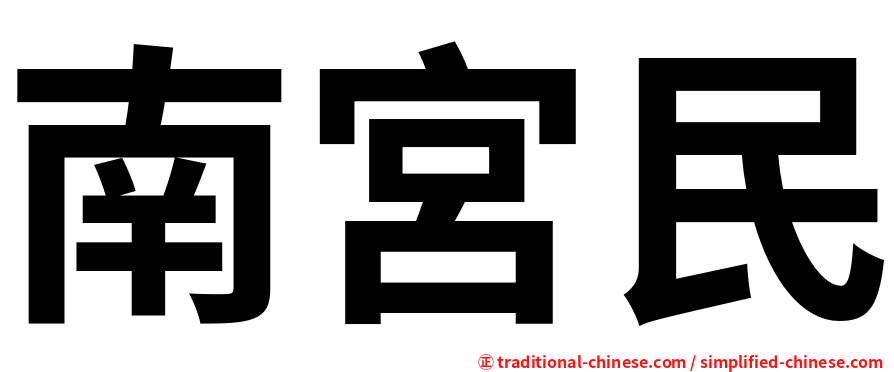 南宮民