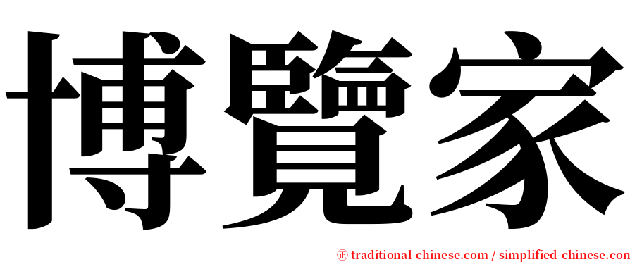 博覽家 serif font