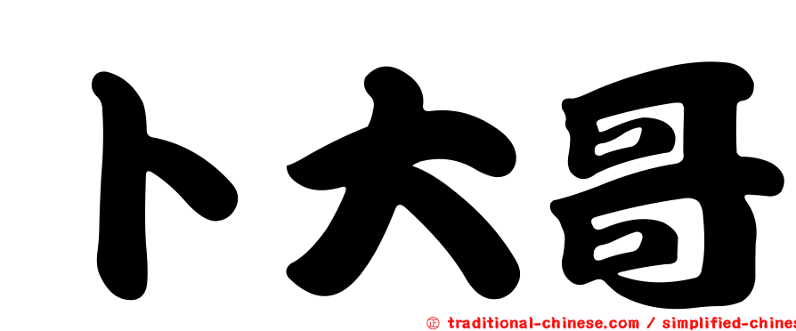 卜大哥
