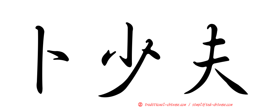 卜少夫