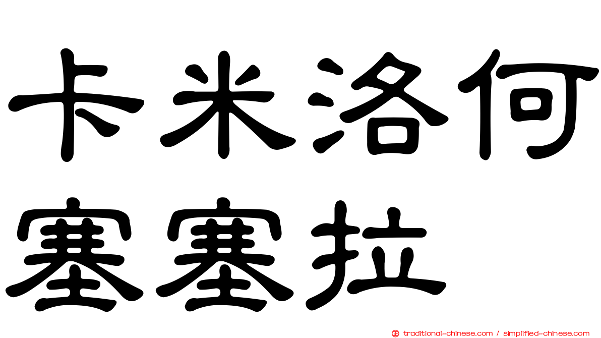 卡米洛何塞塞拉