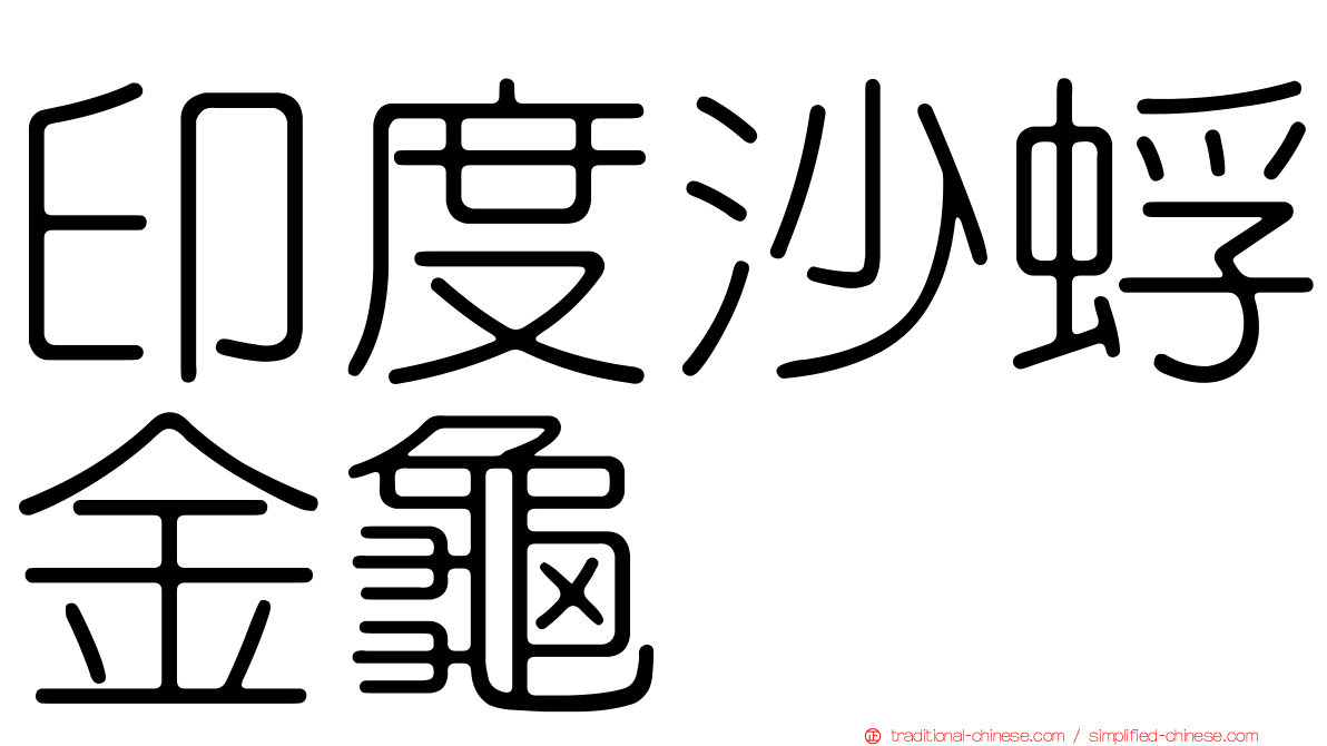 印度沙蜉金龜