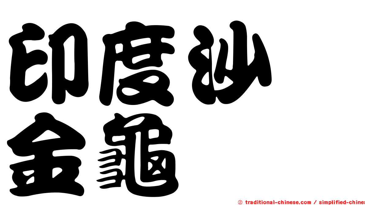 印度沙蜉金龜